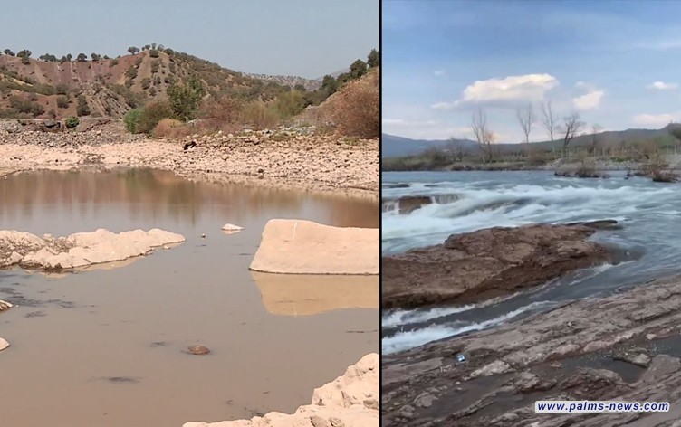 نهر سركفا يودعُ الحياة.. جفاف كارثي يهددُ السليمانية